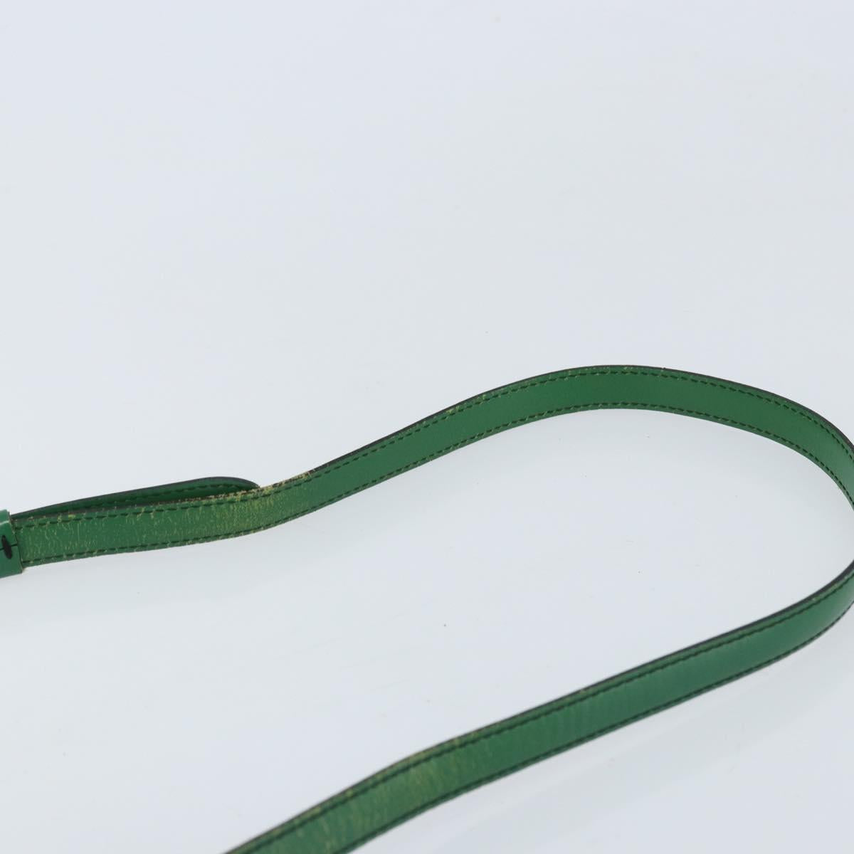LOUIS VUITTON Epi Jeune Fille MM Shoulder Bag Green M52154 LV Auth AMZ419