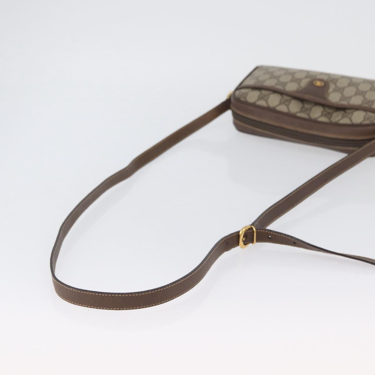 GUCCI GG Supreme Shoulder Bag PVC Beige Gold 001 58 6594 Auth AMZ443