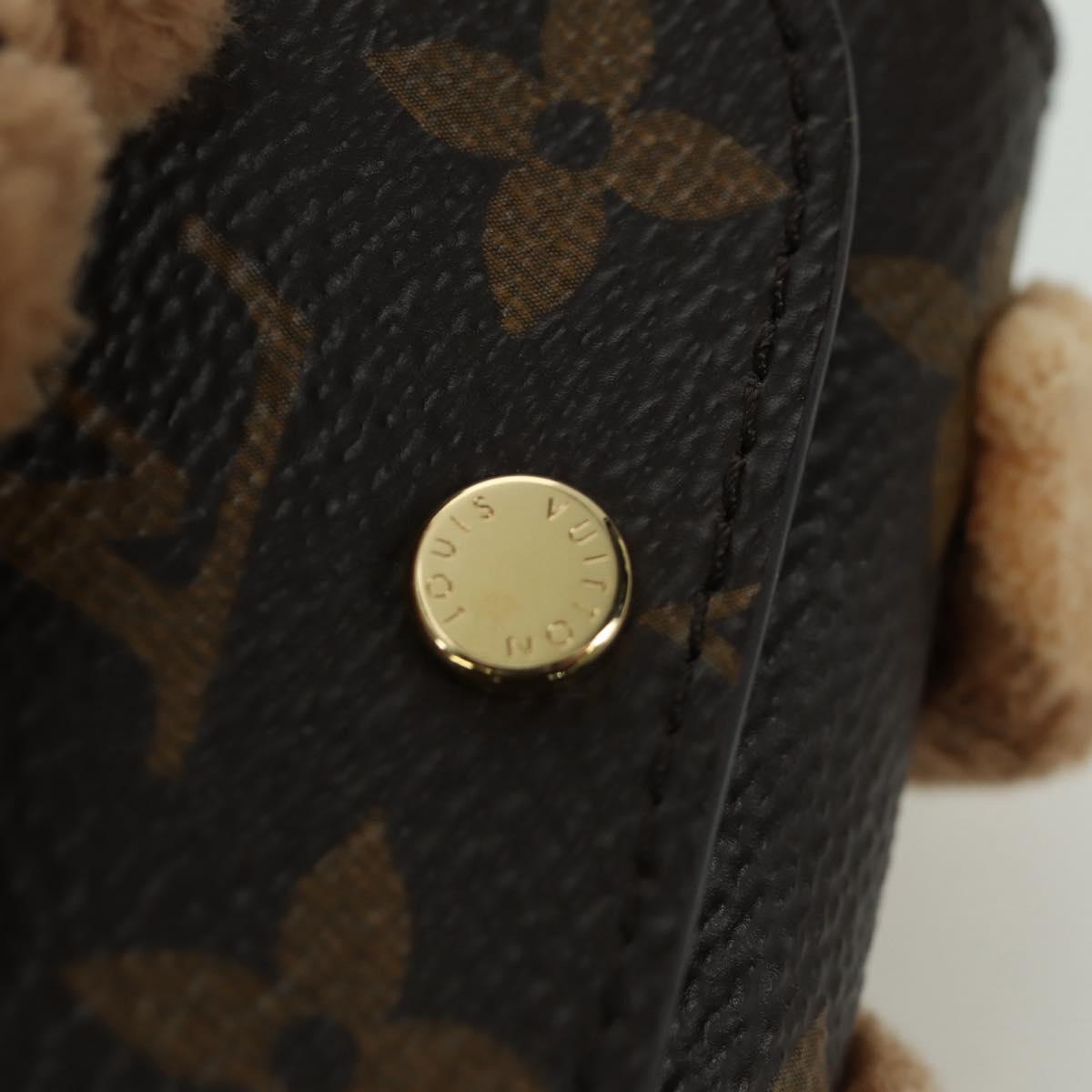 LOUIS VUITTON Monogram LV Cute Charm M01561 LV Auth AMZ464M