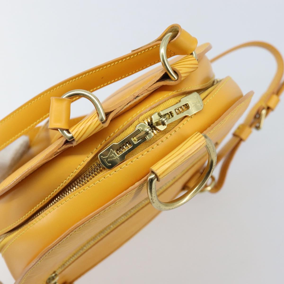 LOUIS VUITTON Epi Mabillon Backpack Yellow M52239 LV Auth AMZ512