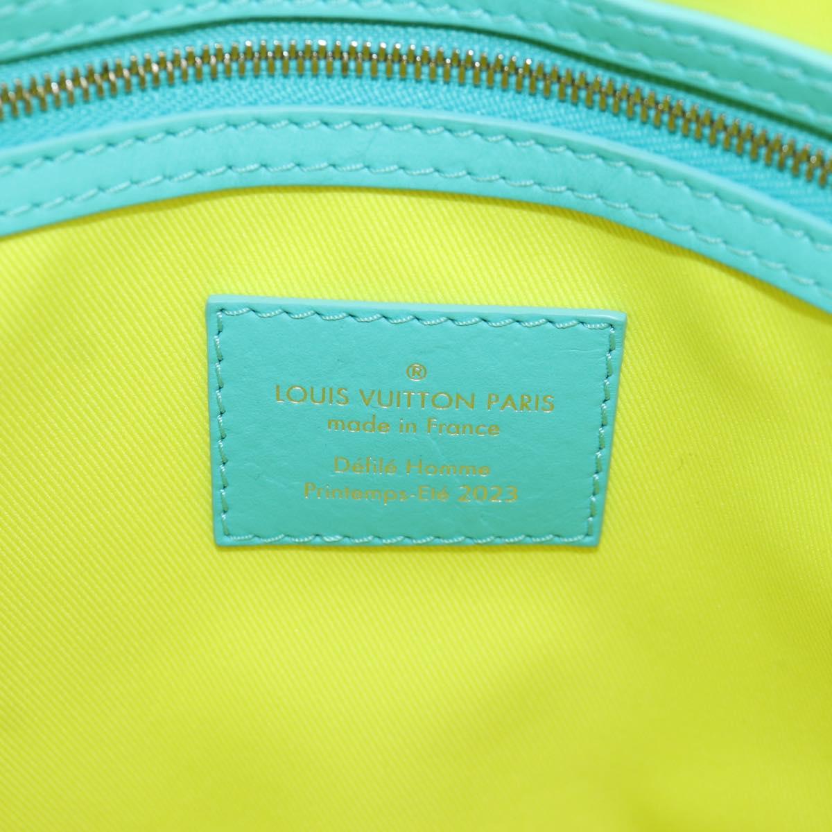 LOUIS VUITTON Playground Keepall Bandouliere 50 Bag Yellow M21869 Auth AMZ519SM