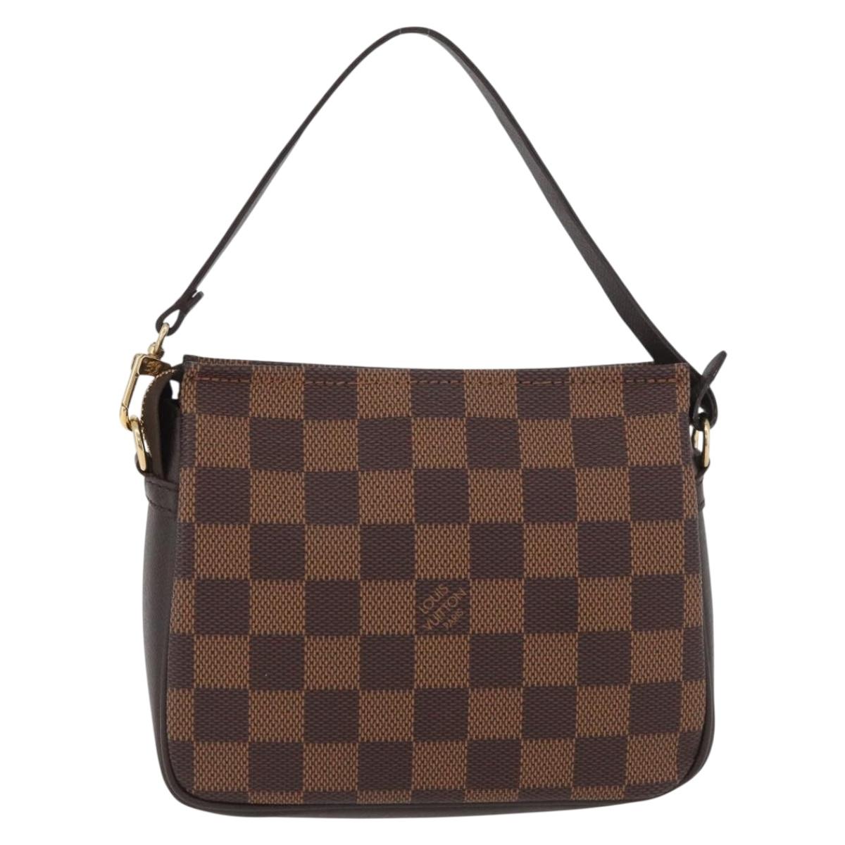 LOUIS VUITTON Damier Ebene Trousse makeup Pouch N51982 LV Auth AMZ530A