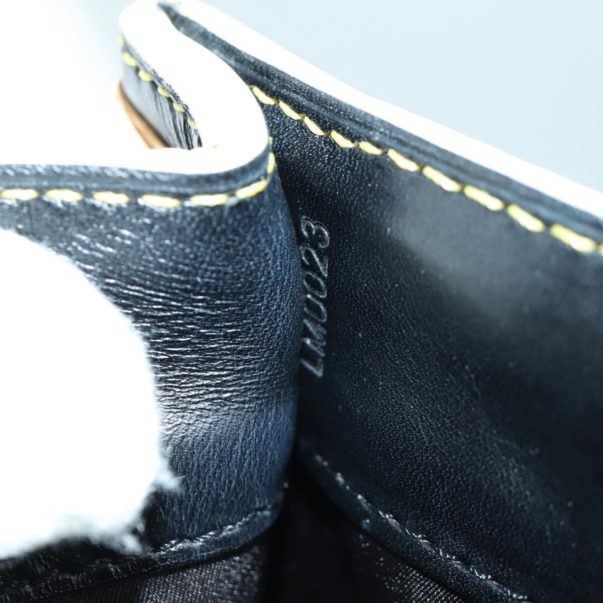 LOUIS VUITTON Suhari Extravagan Hand Bag Leather Black LV Auth AMZ548SM