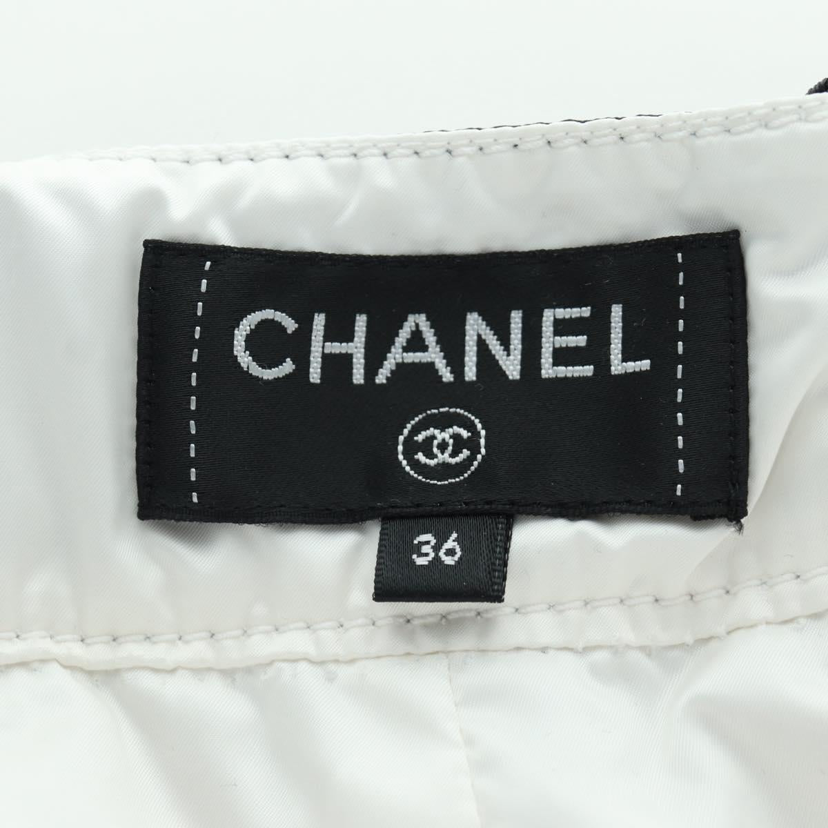 CHANEL Overall Polyester Black CC Auth AMZ550SM