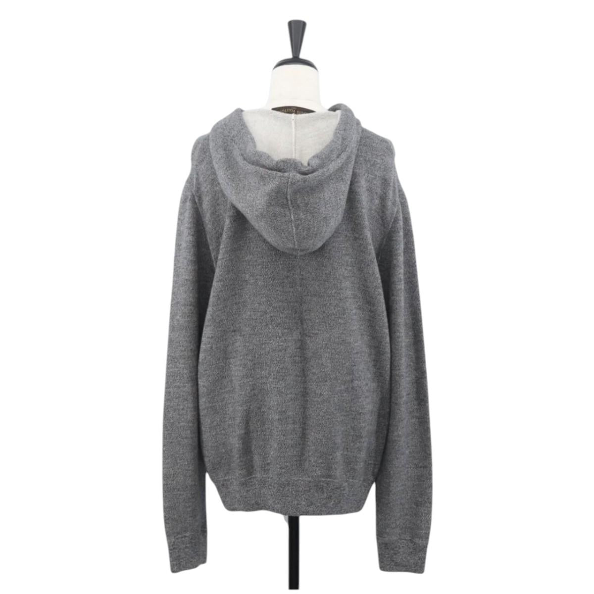 LOUIS VUITTON LV Cup Hoodie Wool Gray LV Auth AMZ553M