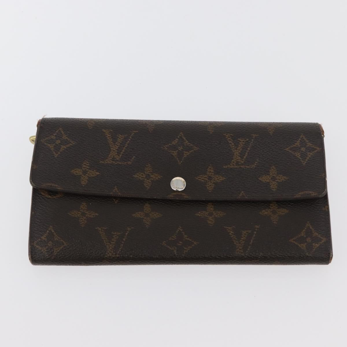 LOUIS VUITTON Monogram Wallet 3 Set LV Auth AMZ579