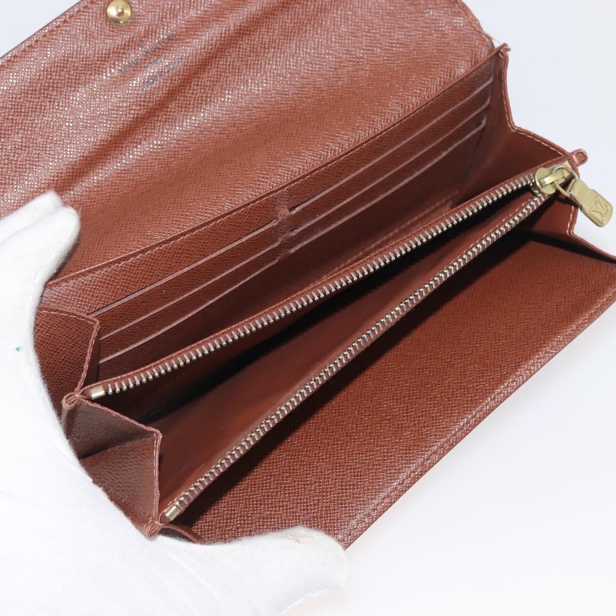 LOUIS VUITTON Monogram Wallet 3 Set LV Auth AMZ579