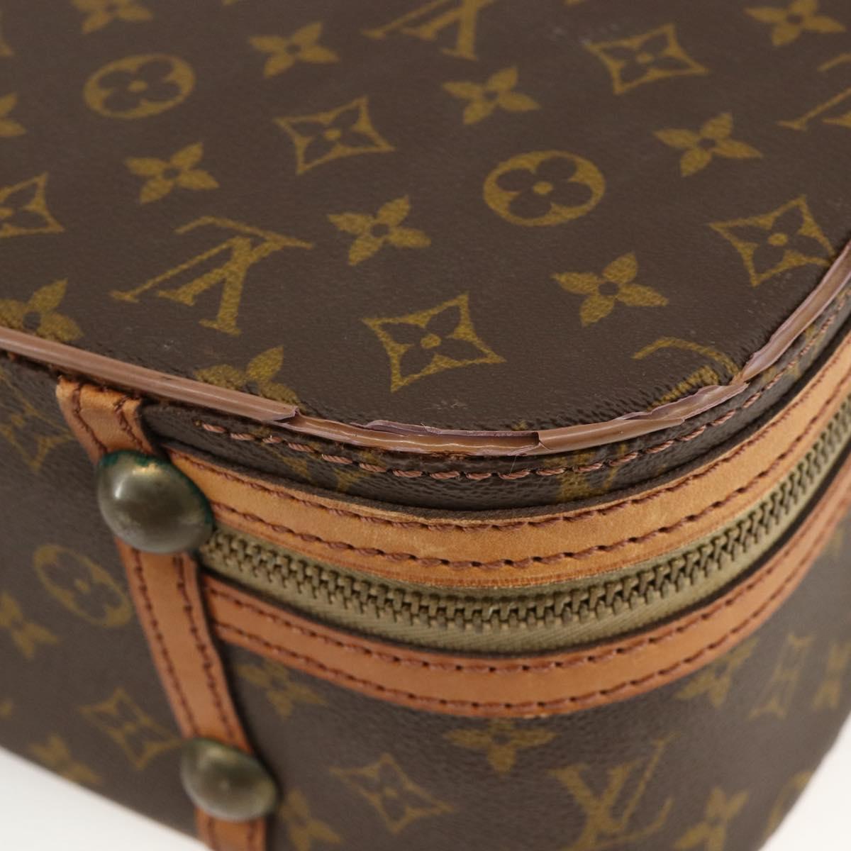LOUIS VUITTON Monogram Tennis Case Valiz Boston Bag No.90 LV Auth ar10578B