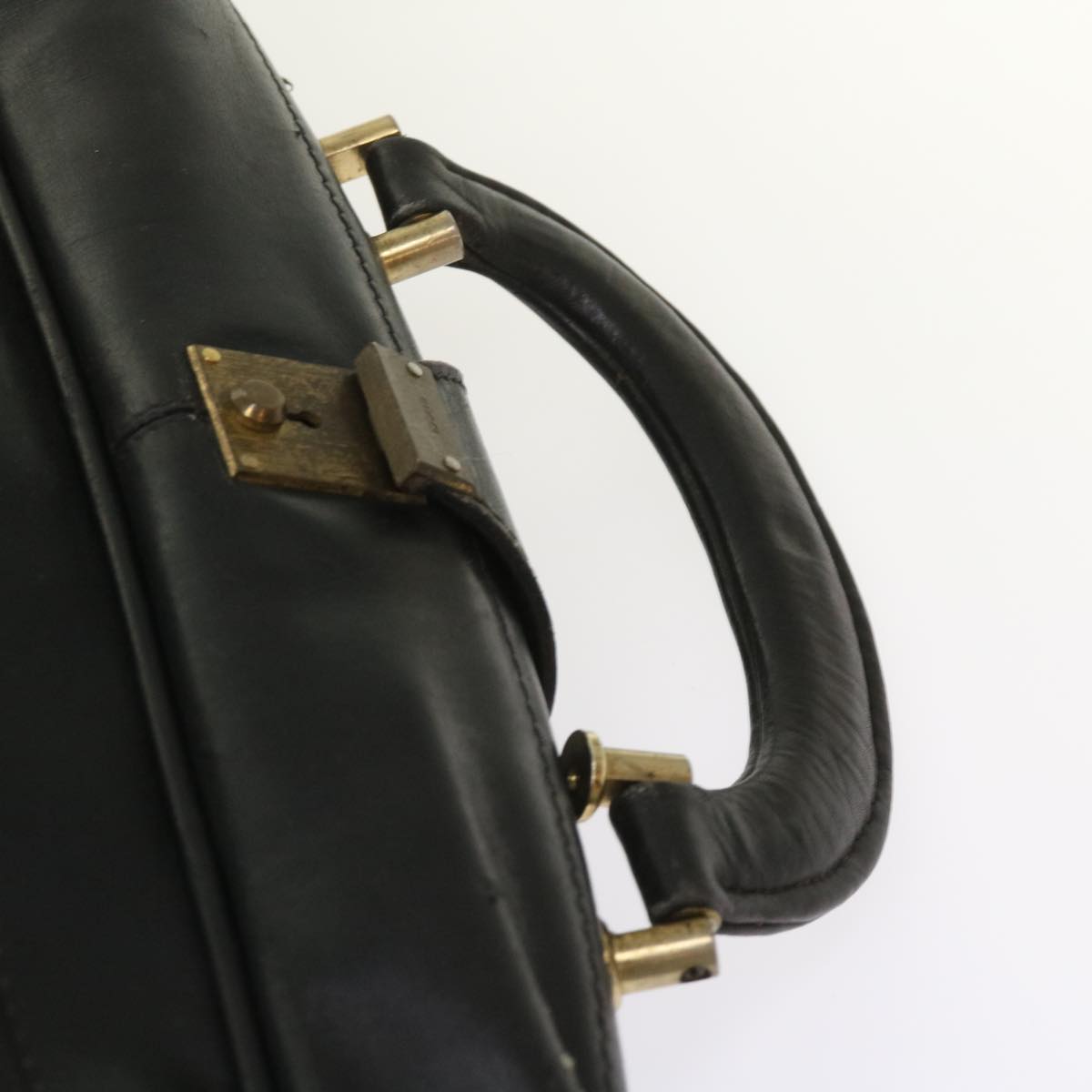 GUCCI GG Canvas Web Sherry Line Boston Bag Black Green Red Auth ar11324