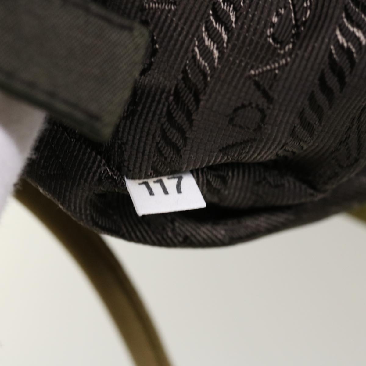 PRADA Shoulder Bag Nylon Khaki Auth ar11362B