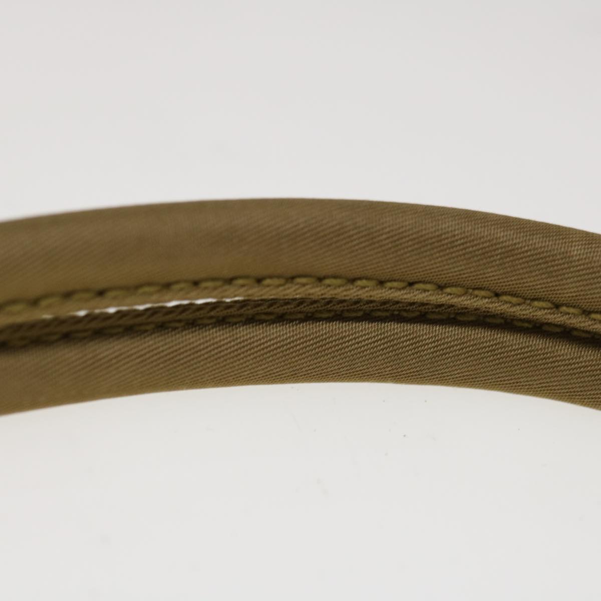 PRADA Shoulder Bag Nylon Khaki Auth ar11362B