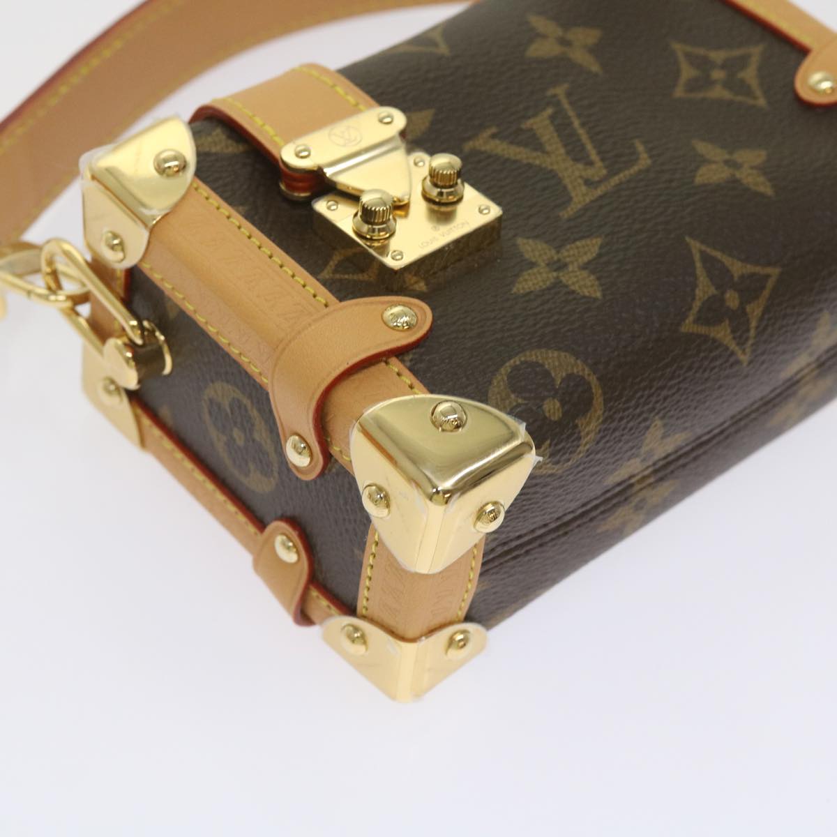 LOUIS VUITTON Monogram Pico Side Trunk Hand Bag M83018 LV Auth ar11397SM
