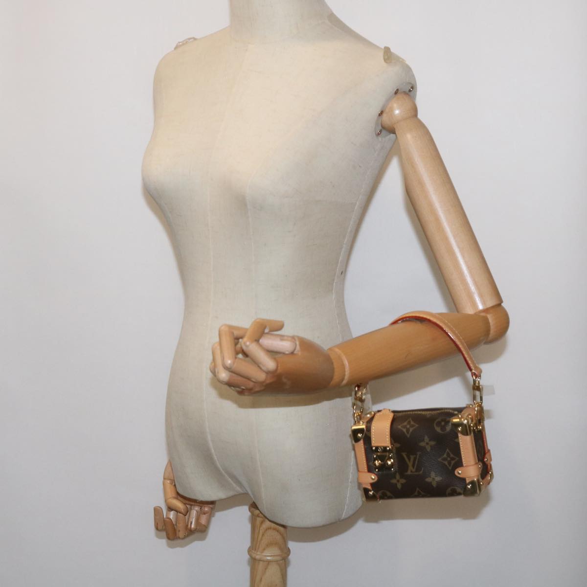 LOUIS VUITTON Monogram Pico Side Trunk Hand Bag M83018 LV Auth ar11397SM