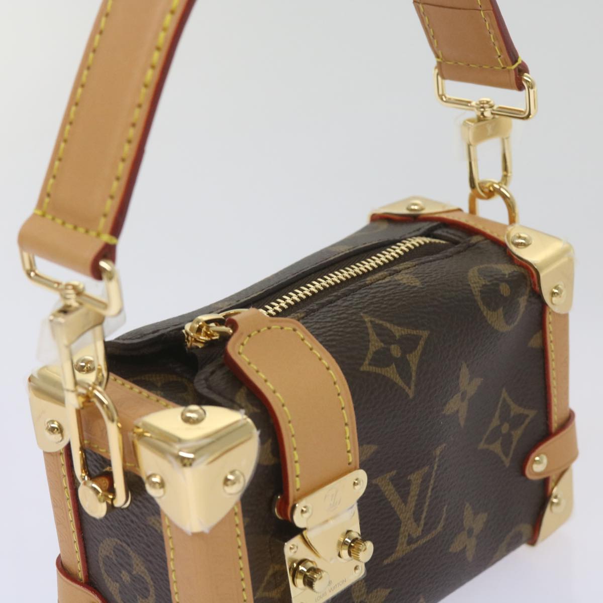 LOUIS VUITTON Monogram Pico Side Trunk Hand Bag M83018 LV Auth ar11397SM