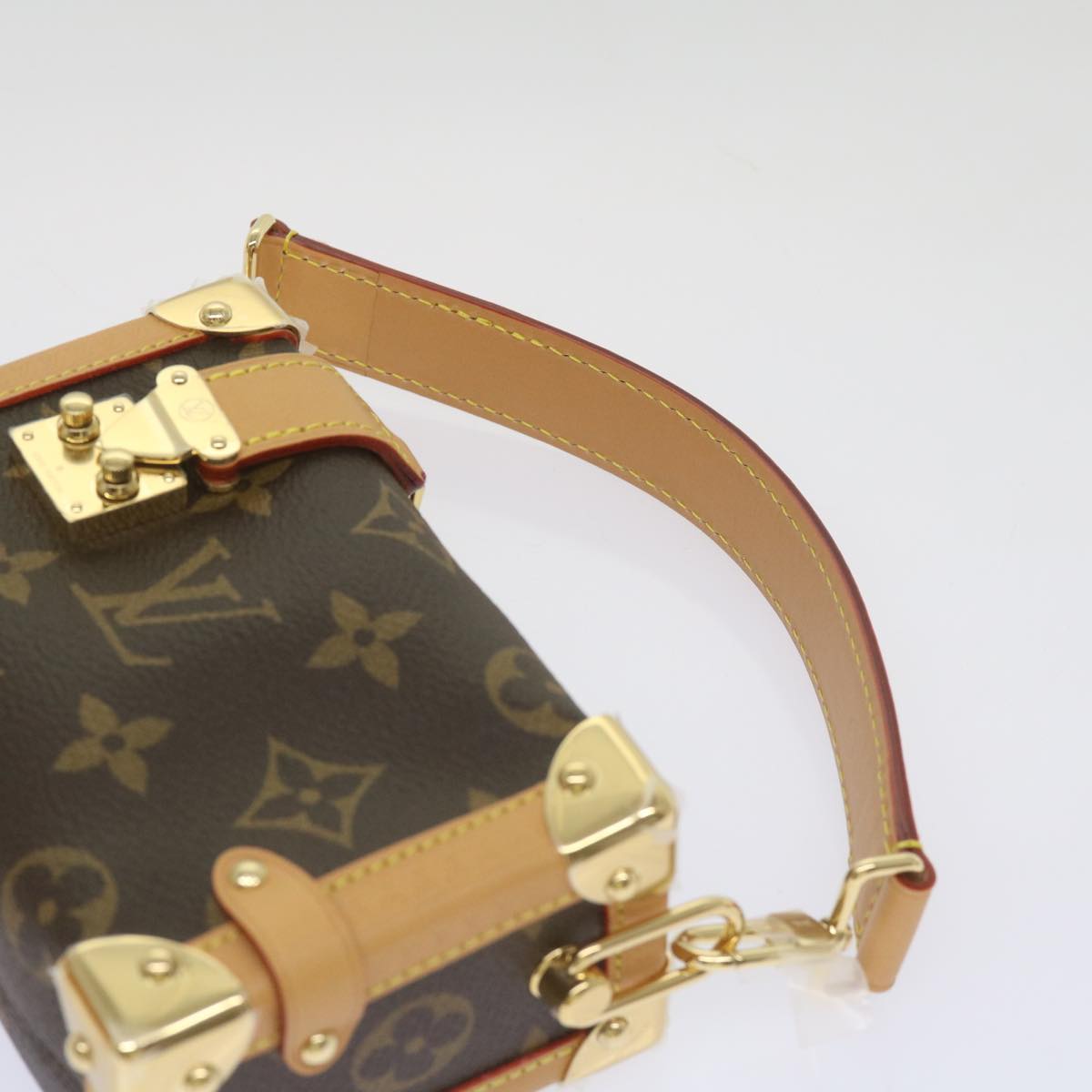 LOUIS VUITTON Monogram Pico Side Trunk Hand Bag M83018 LV Auth ar11397SM