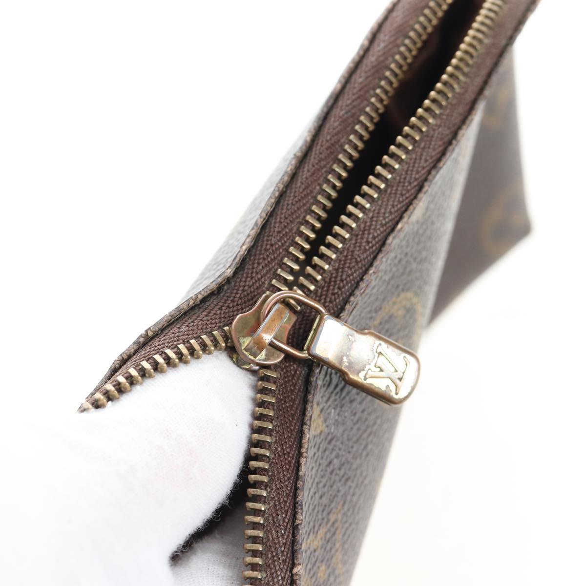 LOUIS VUITTON Monogram Pochette Cosmetic PM Cosmetic Pouch M47515 Auth ar11673