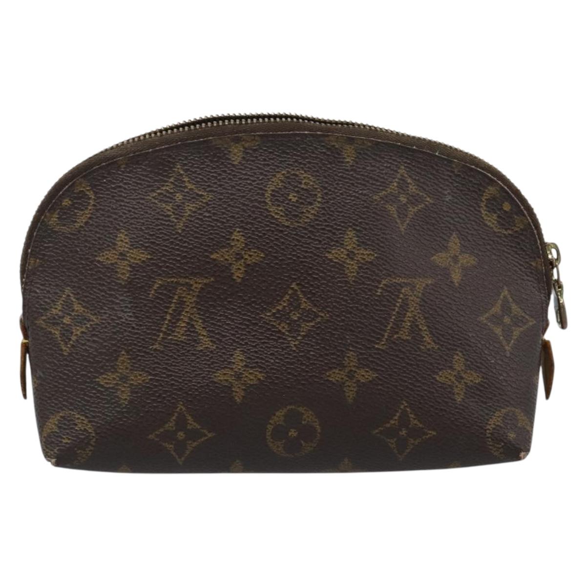 LOUIS VUITTON Monogram Pochette Cosmetic PM Cosmetic Pouch M47515 Auth ar11673