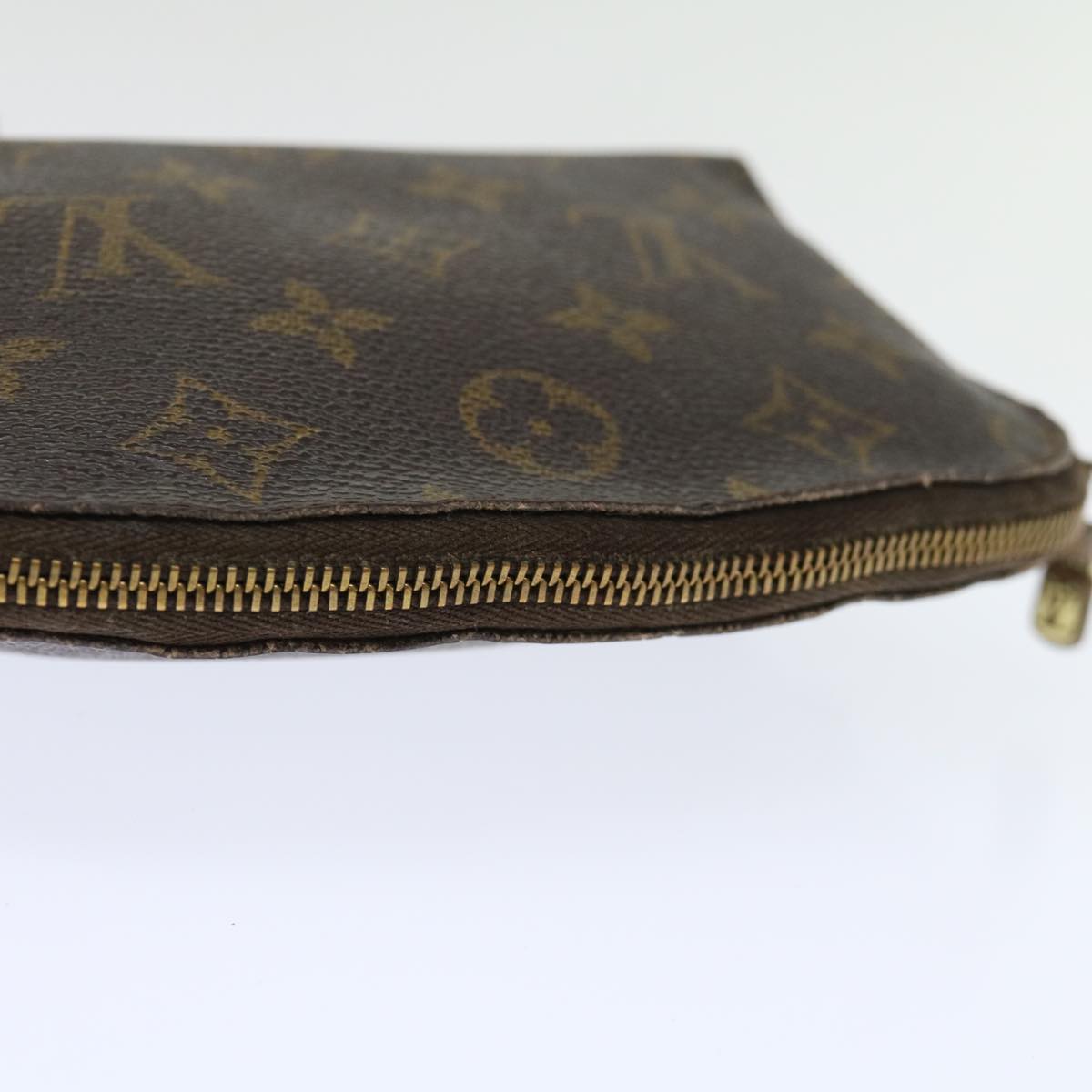 LOUIS VUITTON Monogram Pochette Cosmetic PM Cosmetic Pouch M47515 Auth ar11673