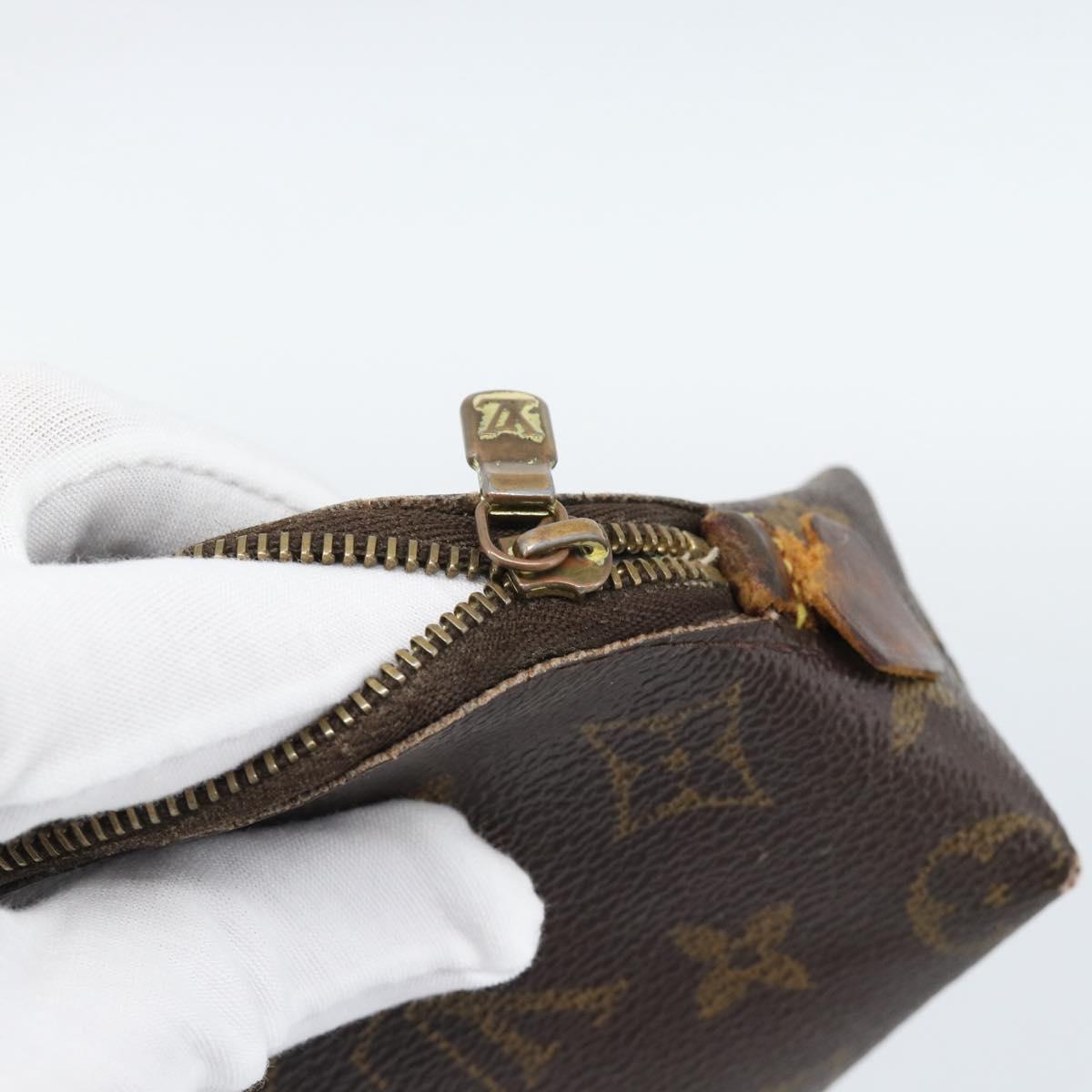 LOUIS VUITTON Monogram Pochette Cosmetic PM Cosmetic Pouch M47515 Auth ar11673