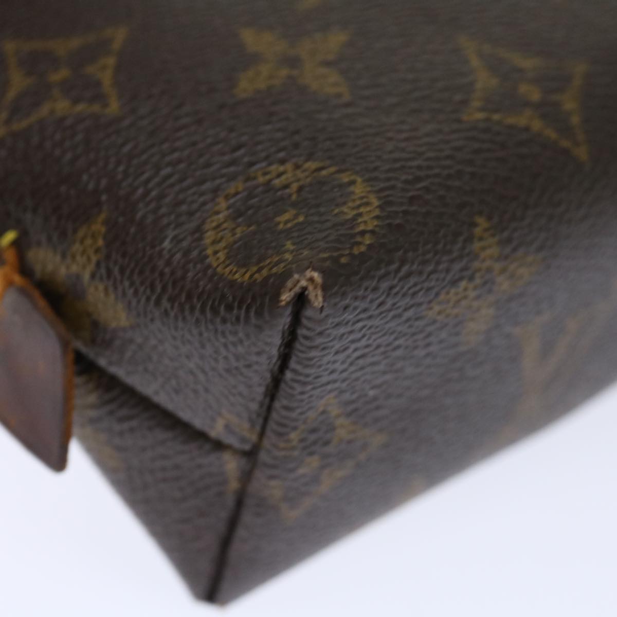LOUIS VUITTON Monogram Pochette Cosmetic PM Cosmetic Pouch M47515 Auth ar11673