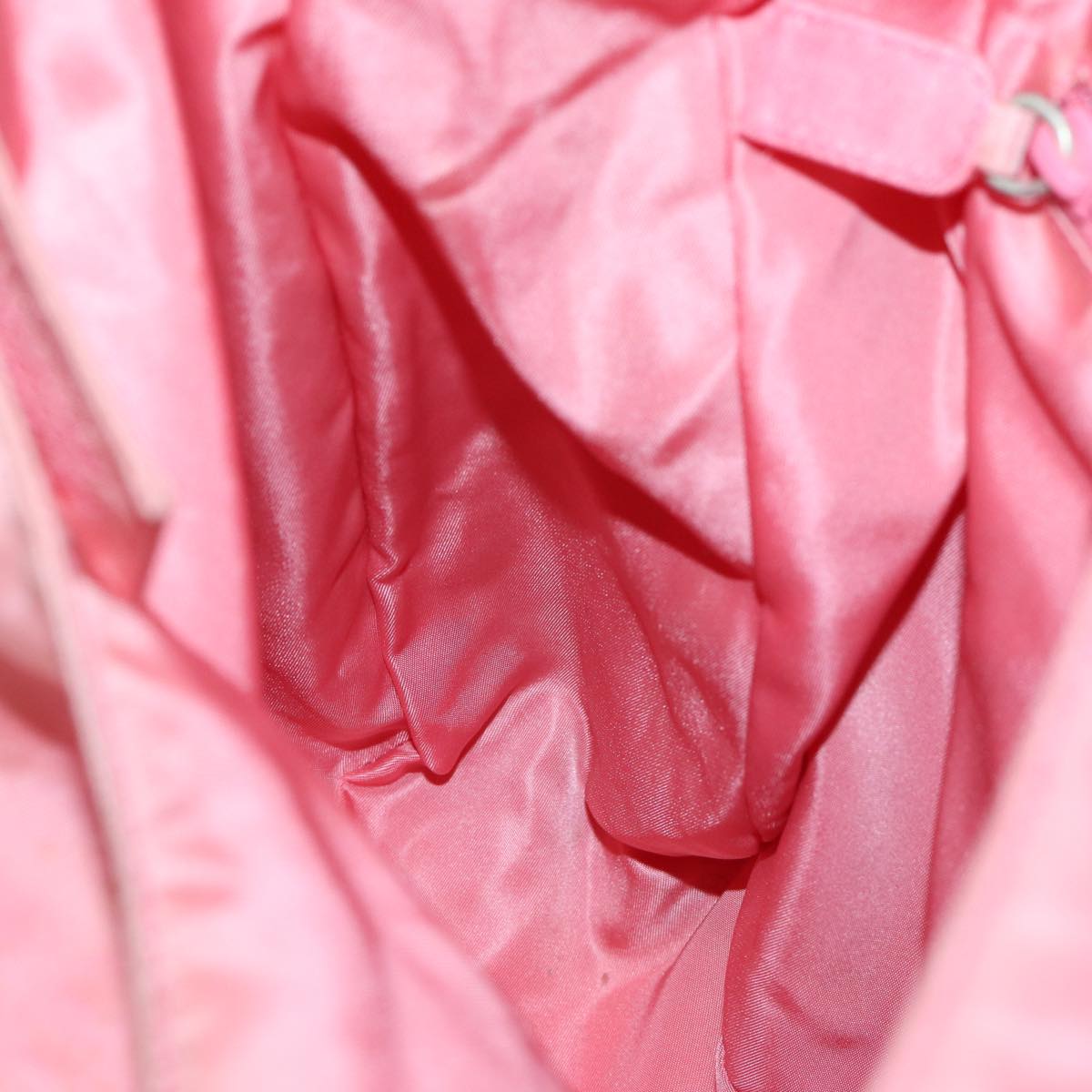 PRADA Shoulder Bag Nylon Pink Auth ar11700