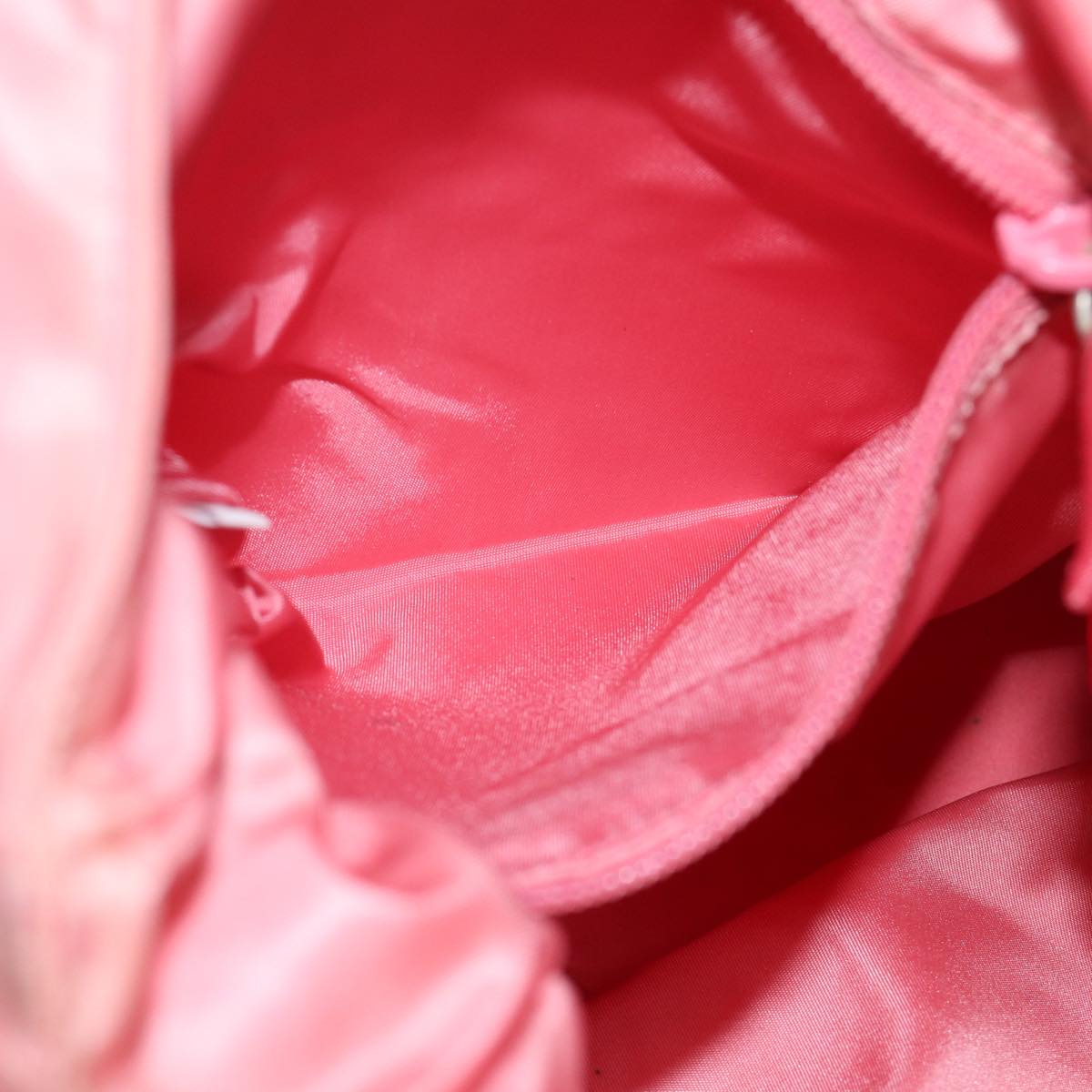 PRADA Shoulder Bag Nylon Pink Auth ar11700