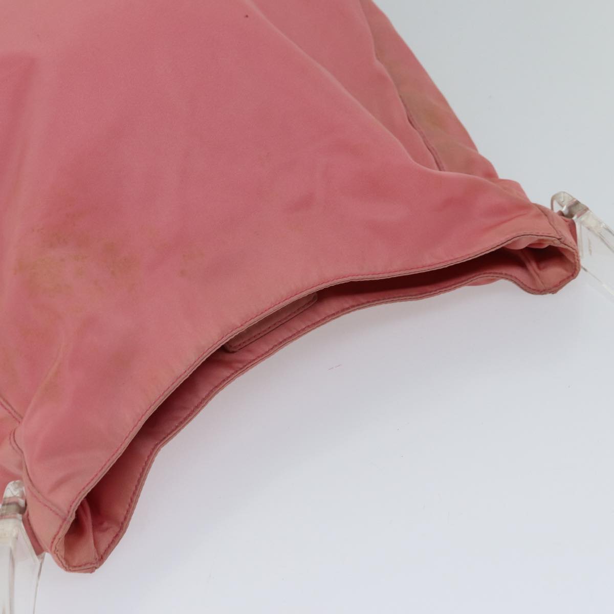 PRADA Shoulder Bag Nylon Pink Auth ar11700