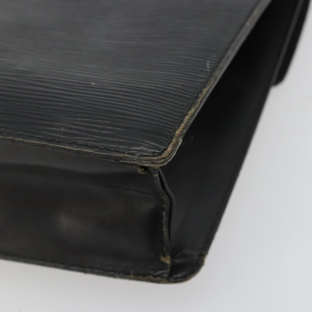 LOUIS VUITTON Epi Monceau 28 Hand Bag Black M52122 LV Auth ar11841