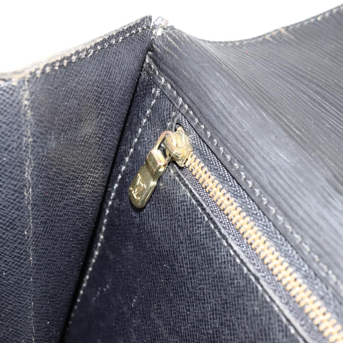 LOUIS VUITTON Epi Monceau 28 Hand Bag Black M52122 LV Auth ar11841