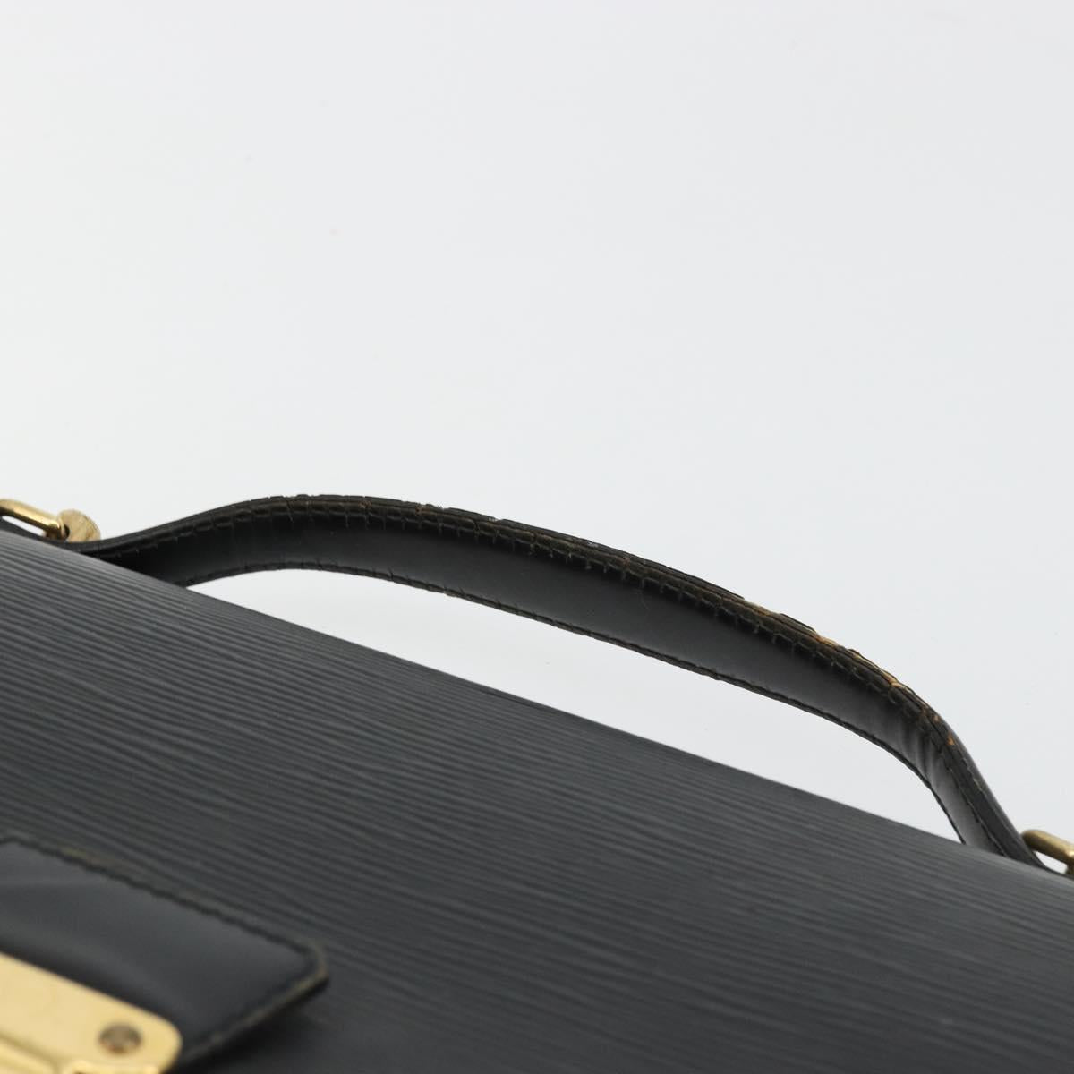 LOUIS VUITTON Epi Monceau 28 Hand Bag Black M52122 LV Auth ar11841