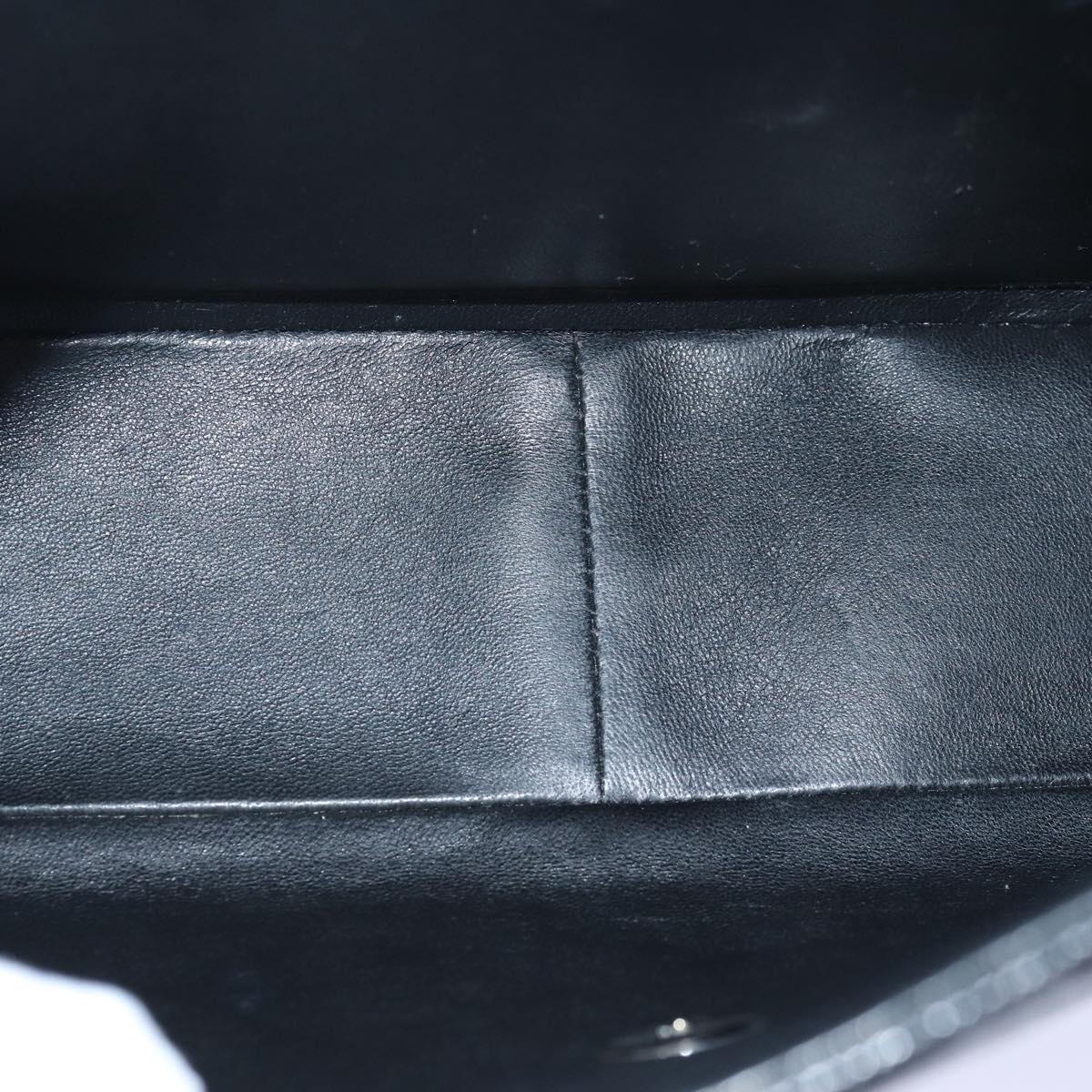 CHANEL Matelasse30 Turn Lock Chain Shoulder Bag Calf Skin Black CC Auth ar11992AV