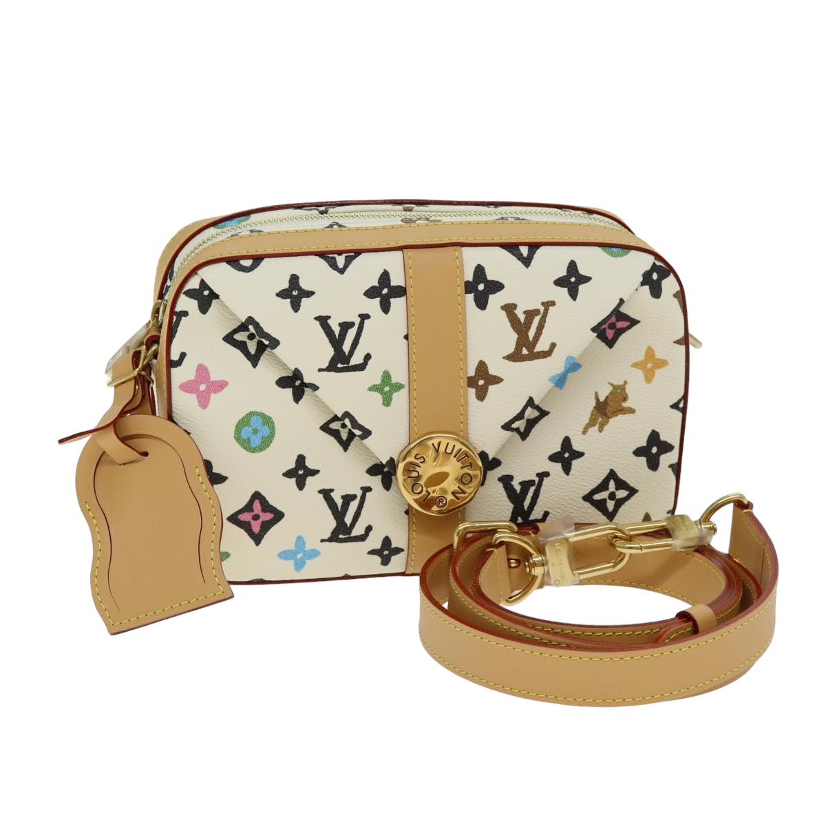 LOUIS VUITTON Craggy Envelope Messenger Isetan Open Only M25408 LV Auth ar12010SM