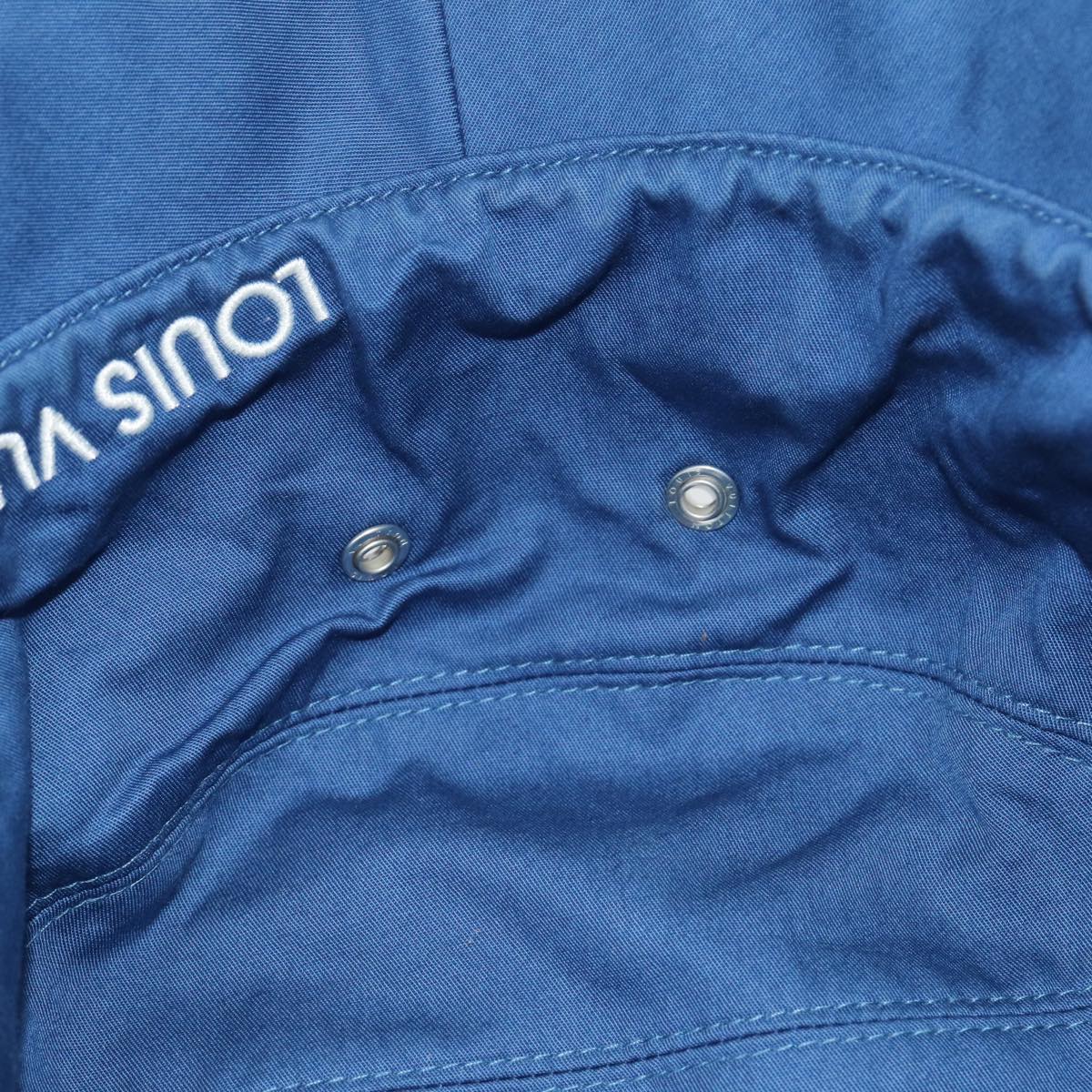 LOUIS VUITTON Monogram Hat Cotton Denim Blue M78772 LV Auth ar12250