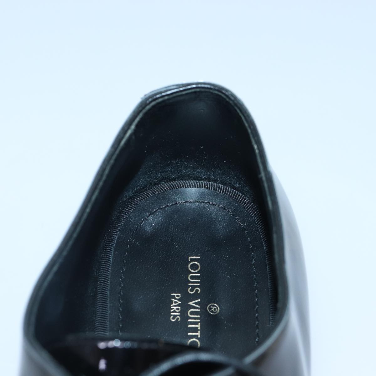 LOUIS VUITTON Monogram Richelieu Derby Shoes shoes Size 6 Brown LV Auth ar12448