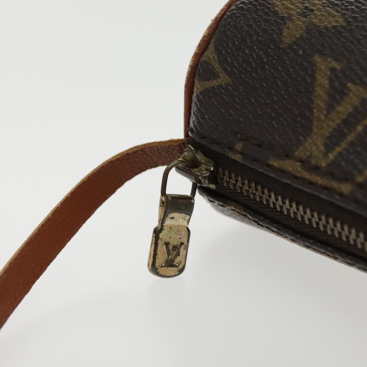 LOUIS VUITTON Monogram Papillon Pouch LV Auth ar12627