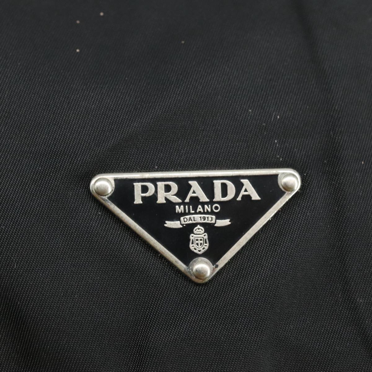 PRADA Shoulder Bag Nylon Black Auth ar13035