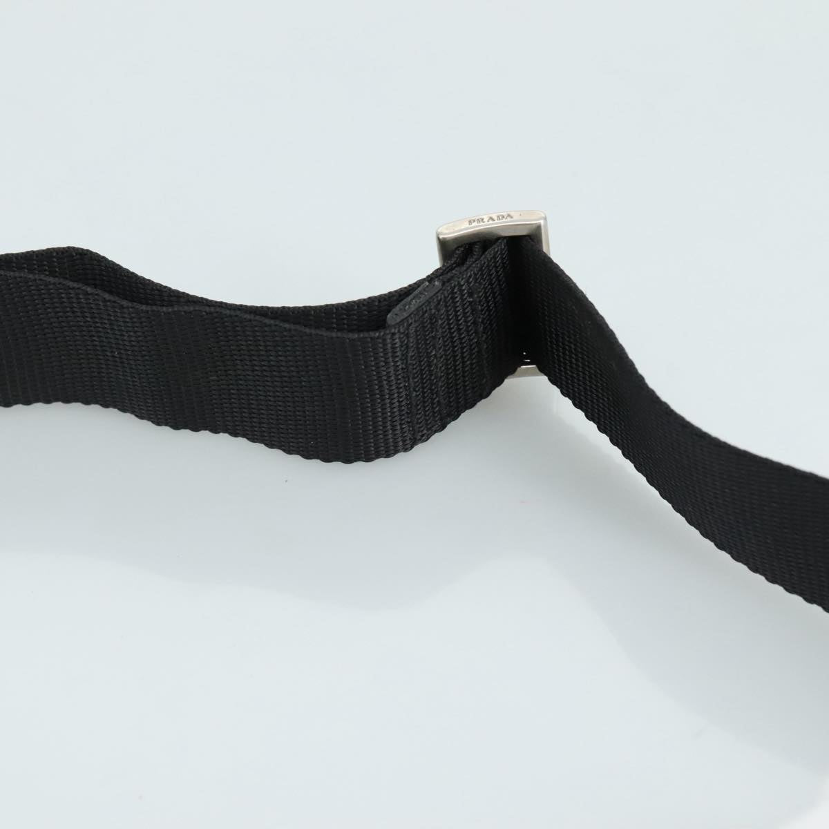 PRADA Shoulder Bag Nylon Black Auth ar13035