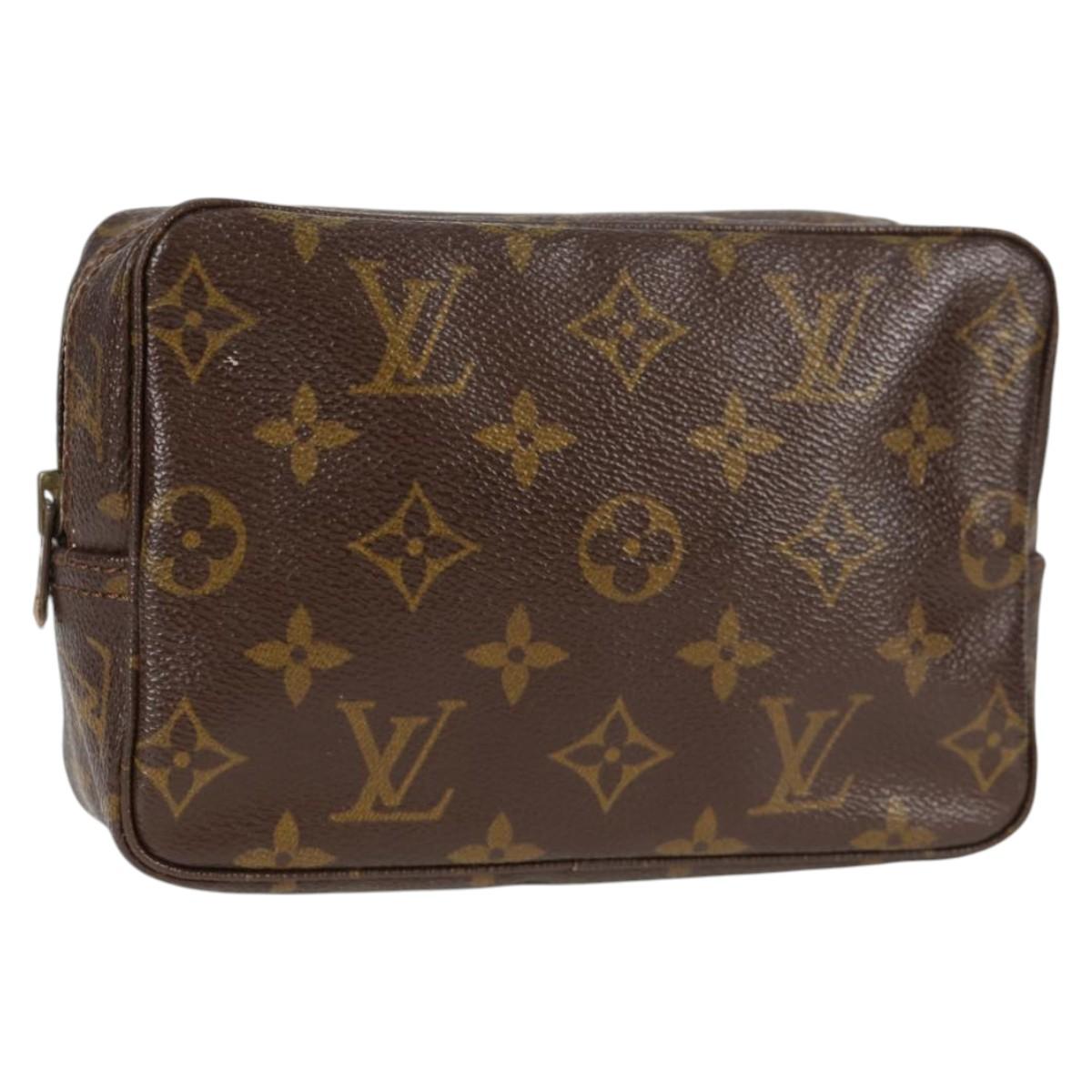 LOUIS VUITTON Monogram Trousse Toilette 18 Pouch Vintage M47526 LV Auth ar13053