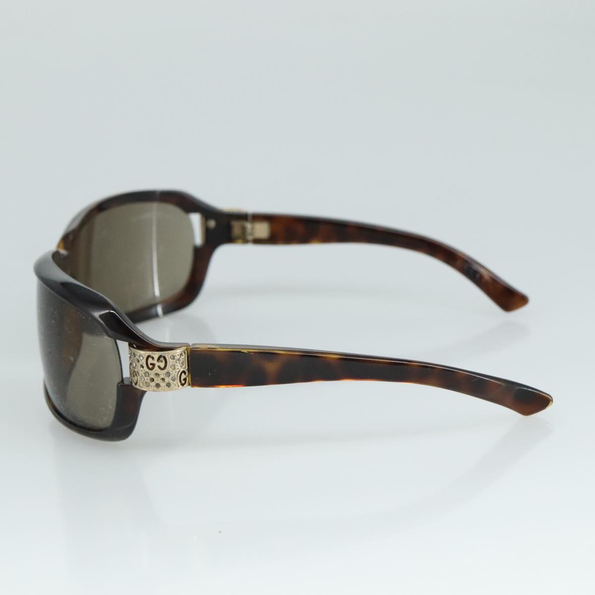 GUCCI Sunglasses plastic Brown Auth ar13104