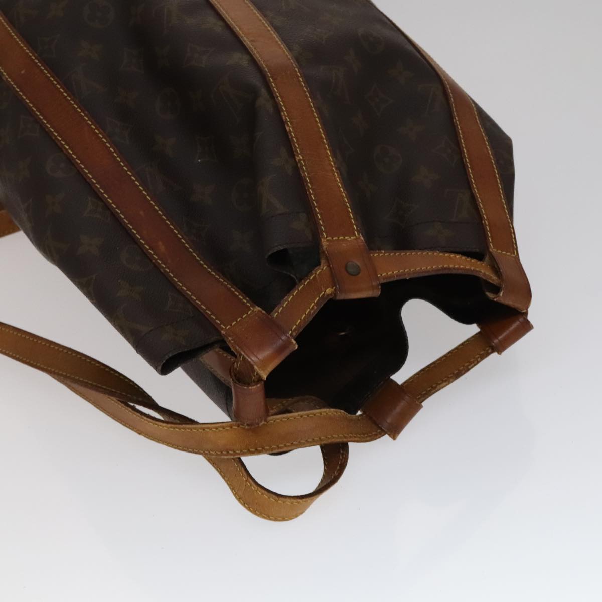 LOUIS VUITTON Monogram Randonnee GM Shoulder Bag M42244 LV Auth ar13169