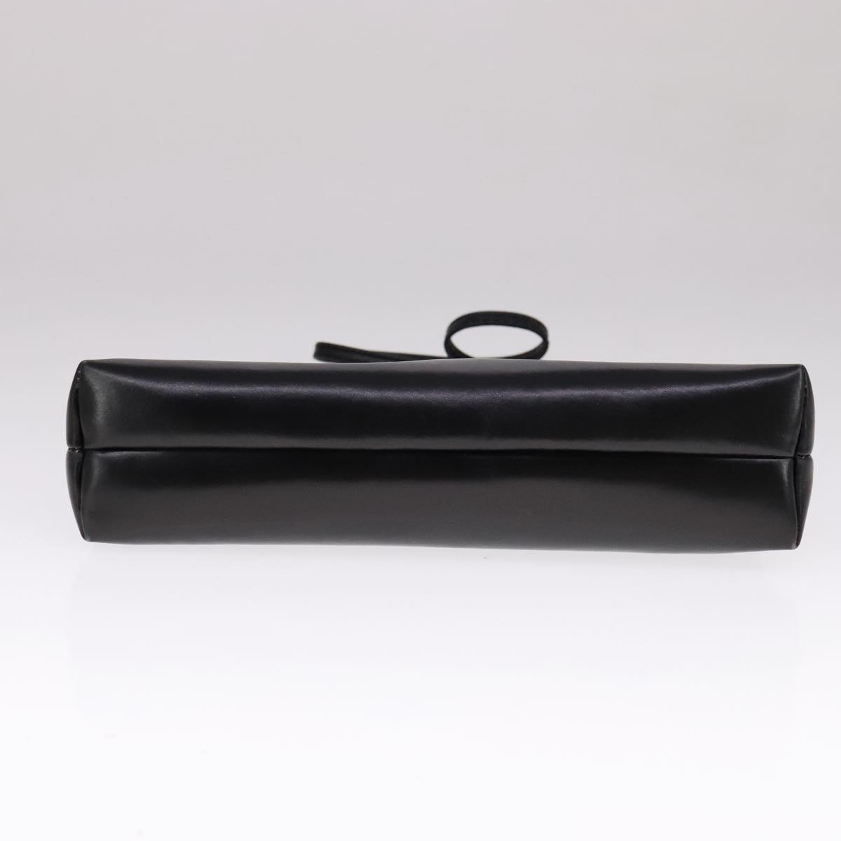 Salvatore Ferragamo Vala Shoulder Bag Leather Black Gold Auth ar13206