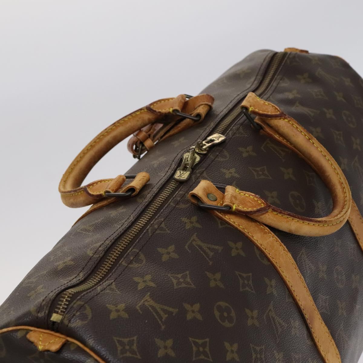 LOUIS VUITTON Monogram Keepall 50 Boston Bag M41426 LV Auth ar13214