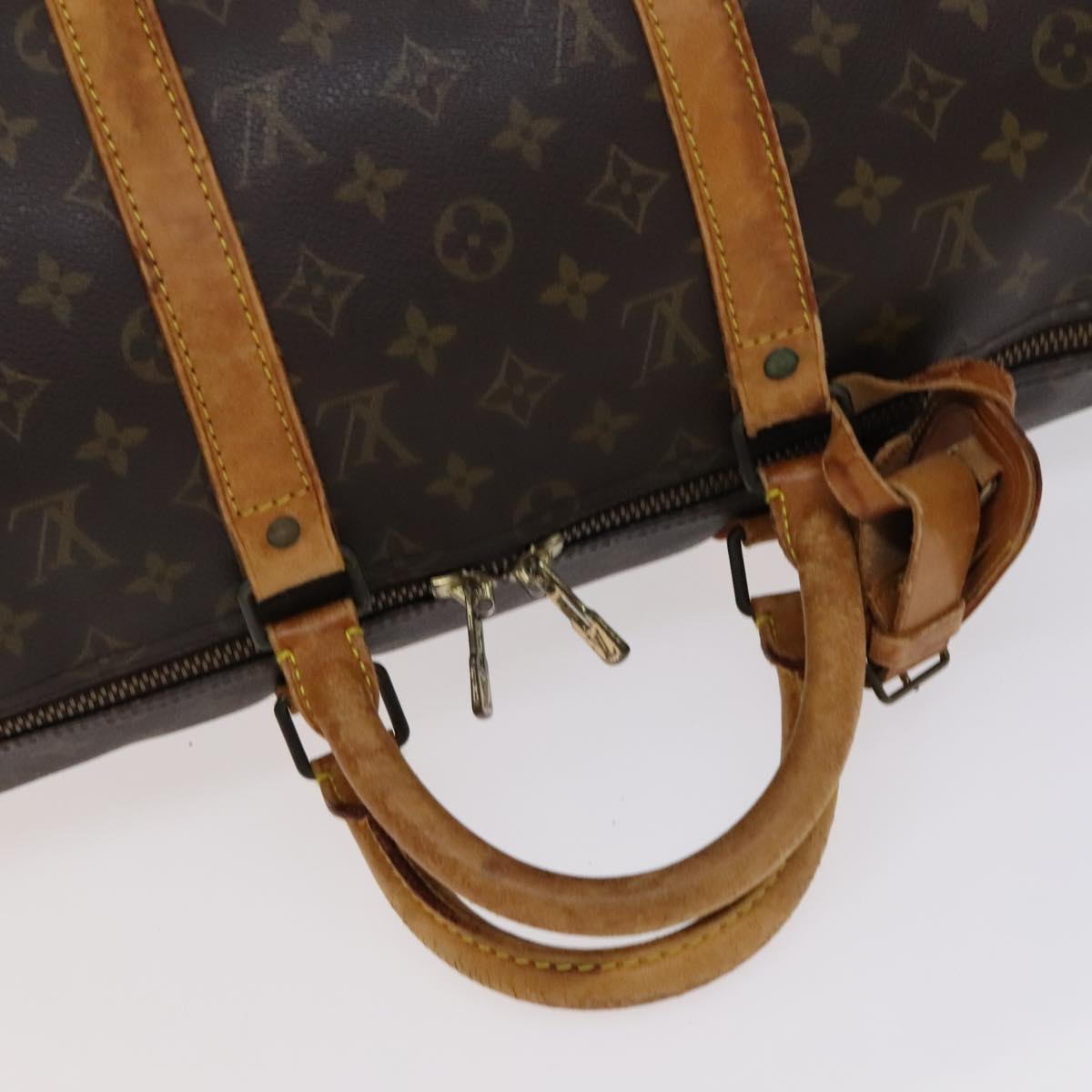 LOUIS VUITTON Monogram Keepall 50 Boston Bag M41426 LV Auth ar13214