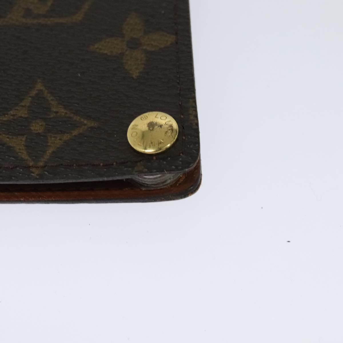 LOUIS VUITTON Monogram Porte Cartes Credit Pression Case M60937 LV Auth ar13218