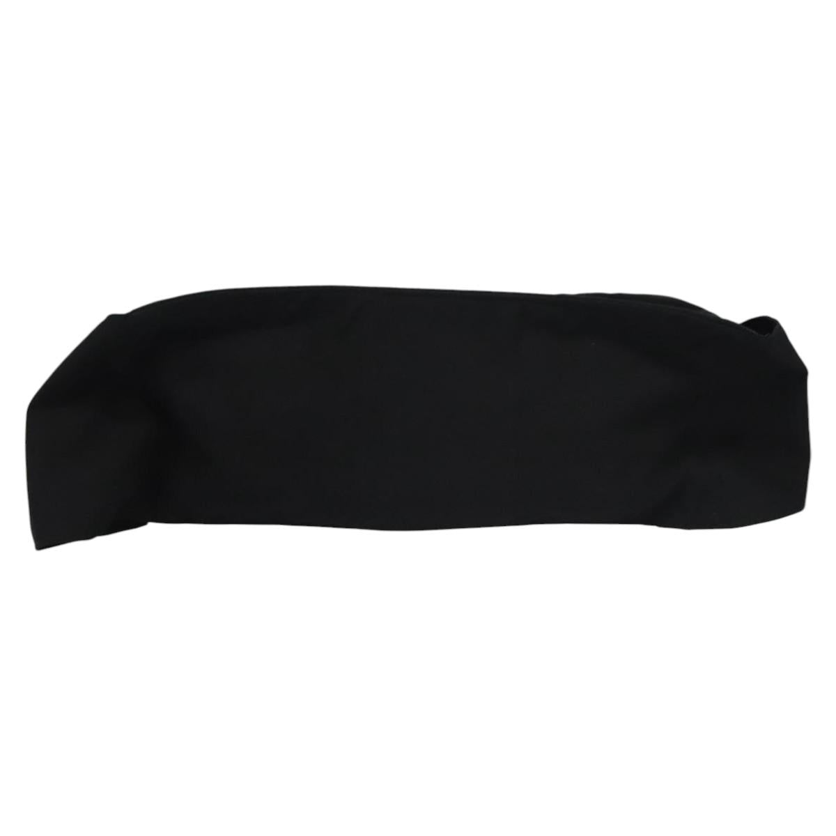 PRADA Sports Waist Bag Nylon Black Gray Silver Auth ar13262