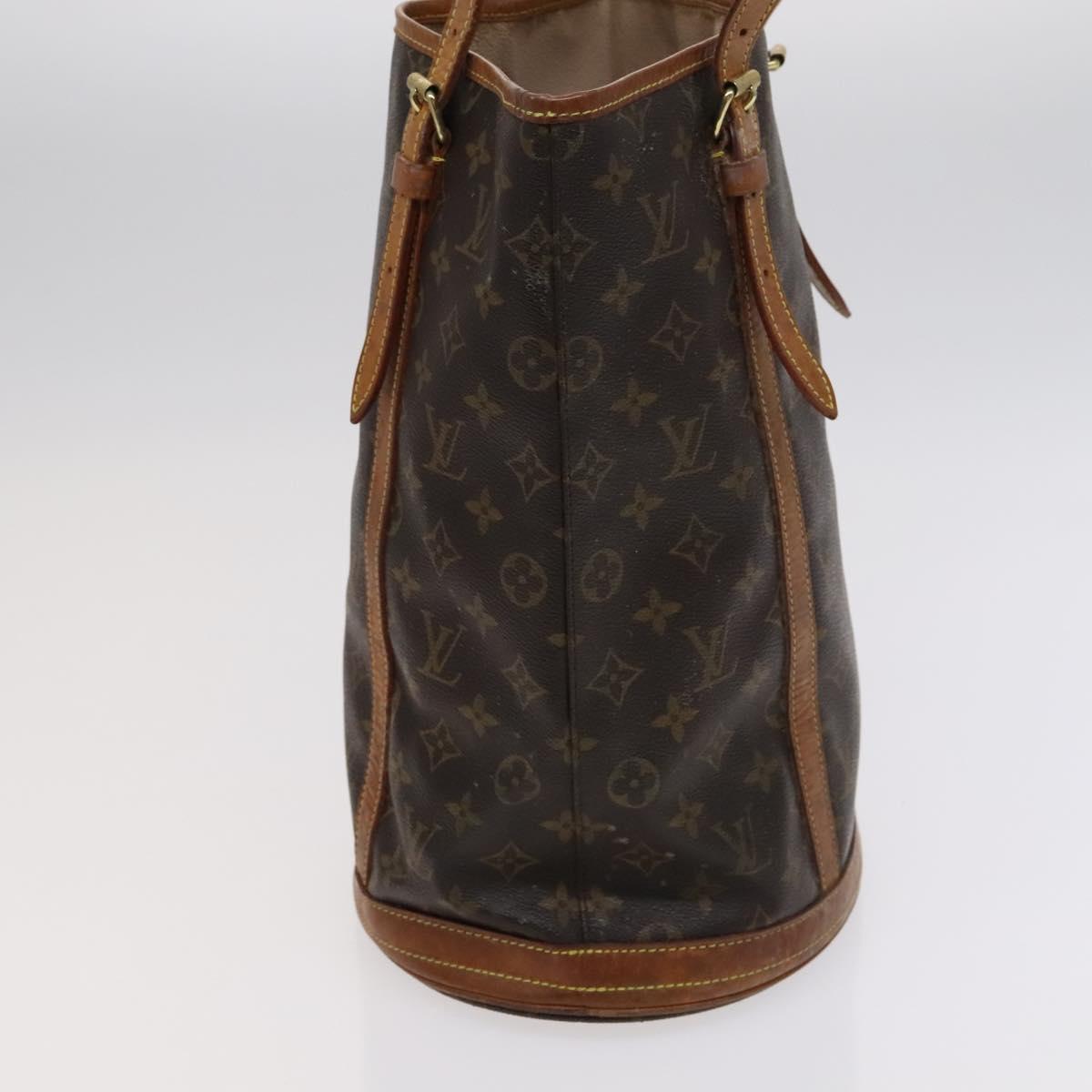 LOUIS VUITTON Monogram Bucket GM Shoulder Bag M42236 LV Auth ar13284