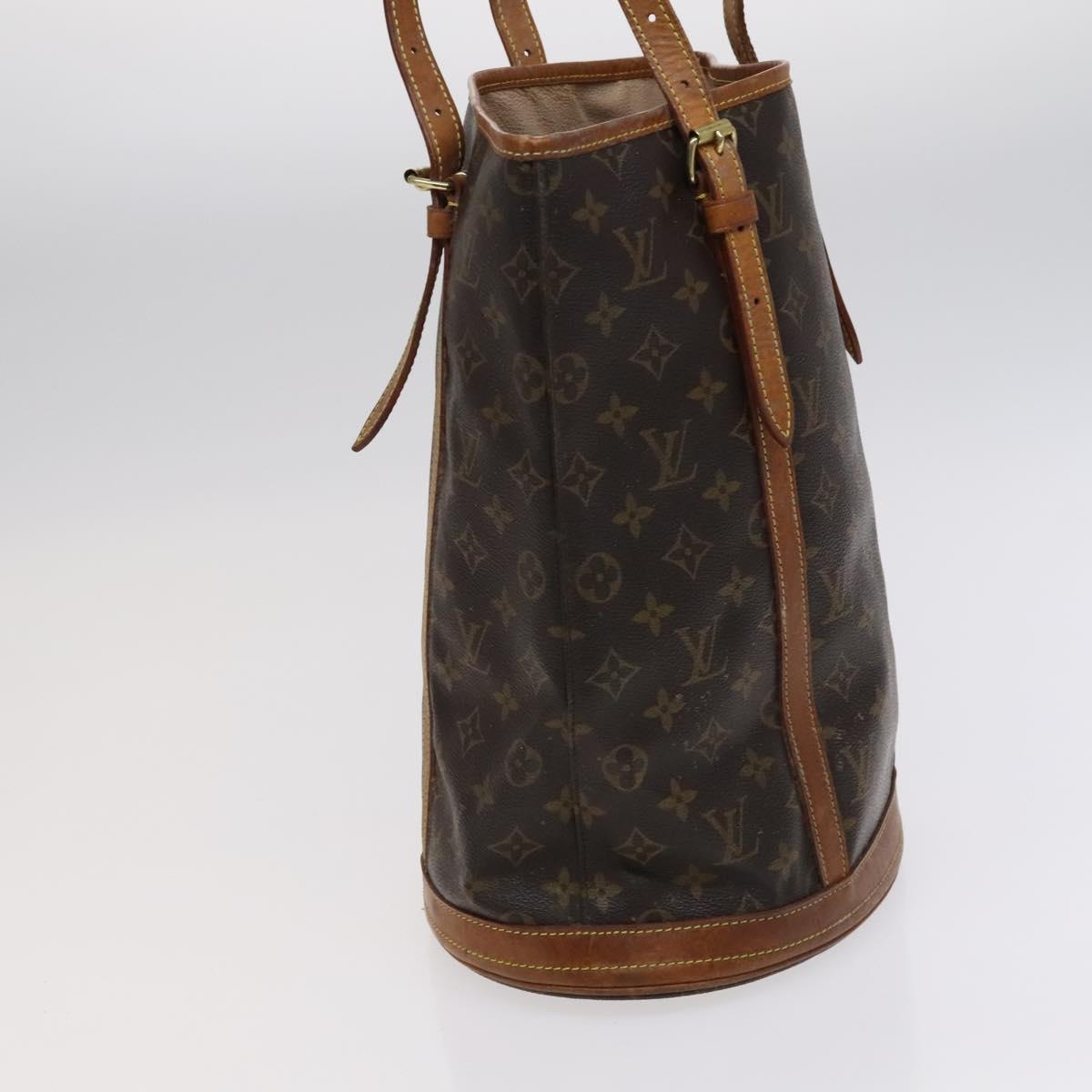 LOUIS VUITTON Monogram Bucket GM Shoulder Bag M42236 LV Auth ar13284