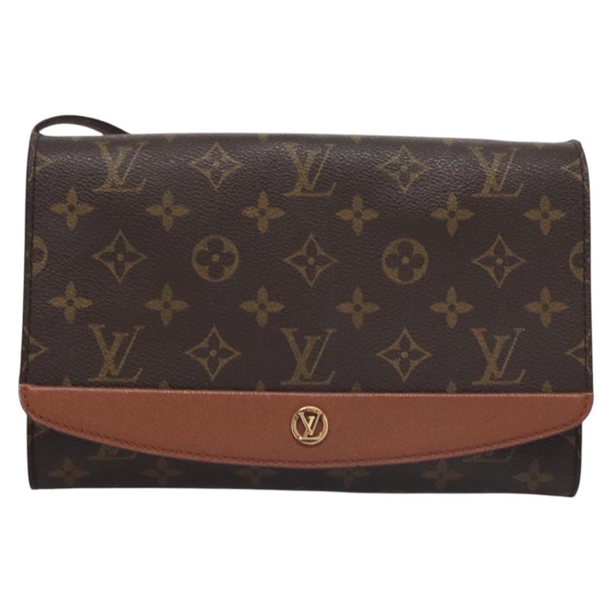 LOUIS VUITTON Monogram Bordeaux 24 Shoulder Bag M51798 LV Auth ar13297