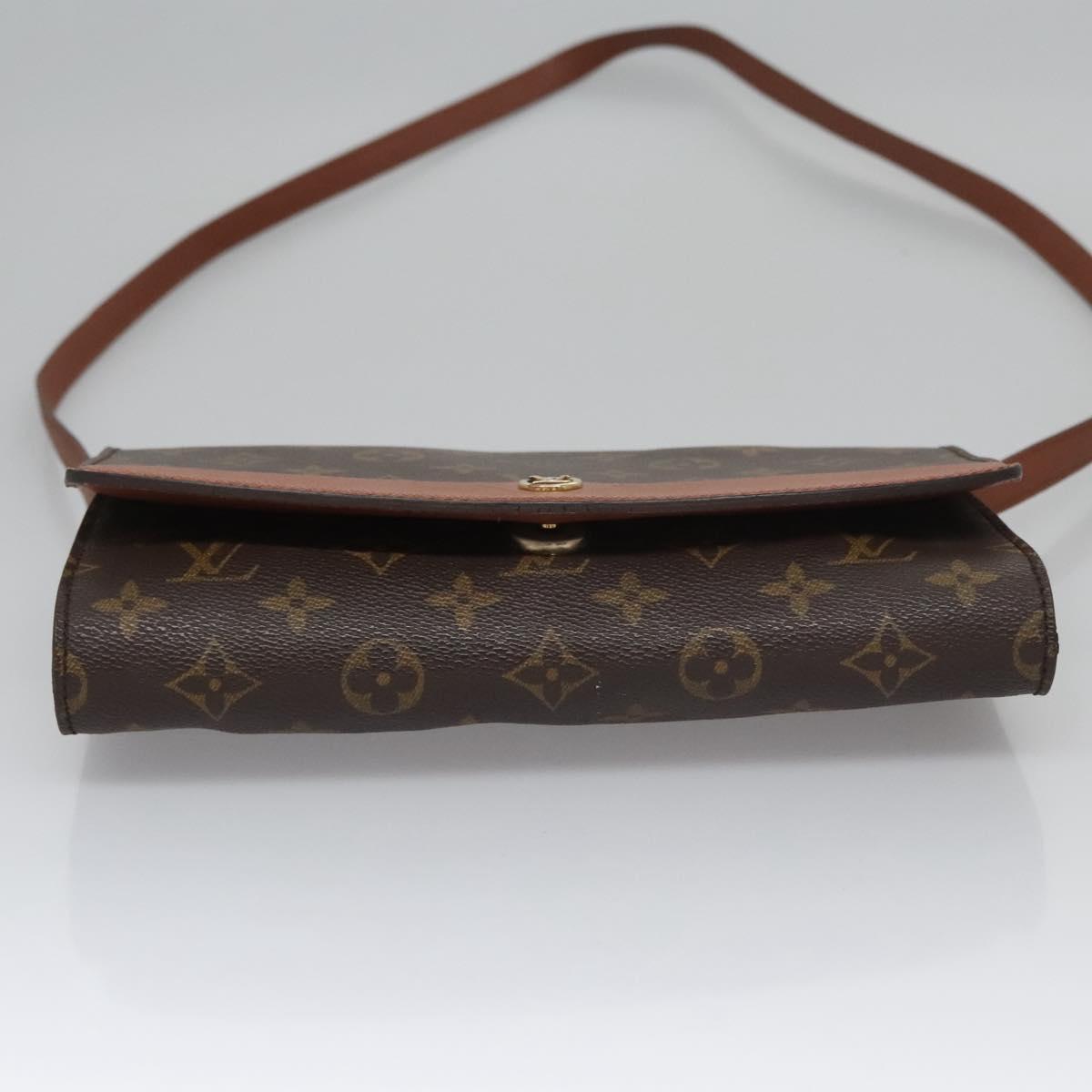 LOUIS VUITTON Monogram Bordeaux 24 Shoulder Bag M51798 LV Auth ar13297