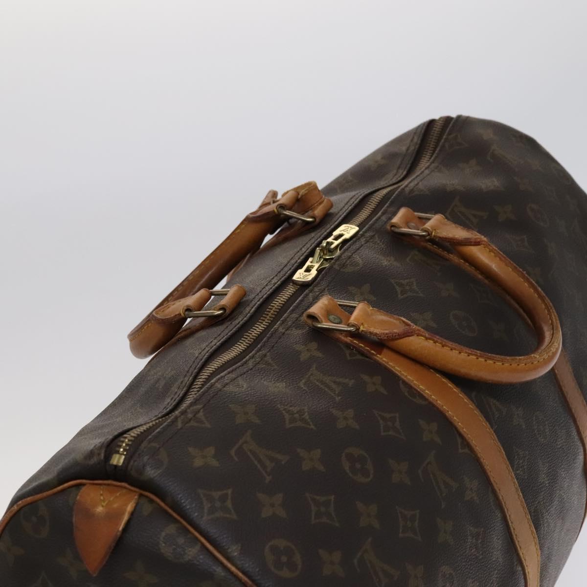 LOUIS VUITTON Monogram Keepall 50 Boston Bag M41426 LV Auth ar13304